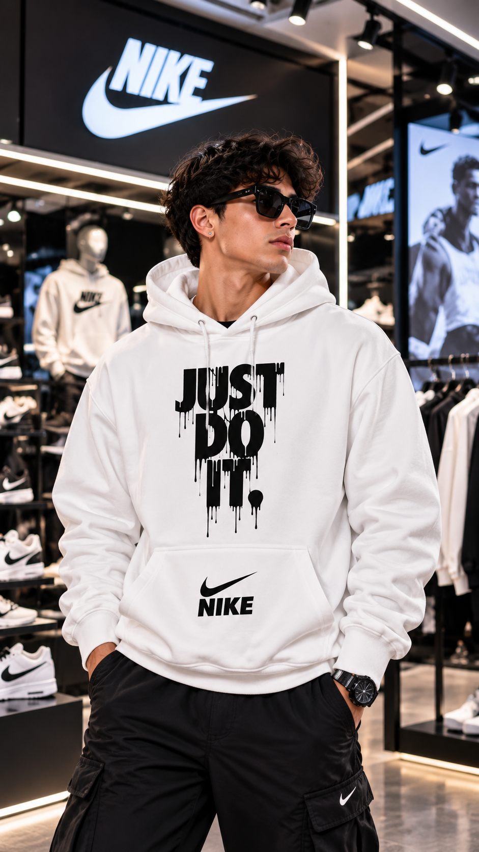 Buzo Nike con capucha para hombre