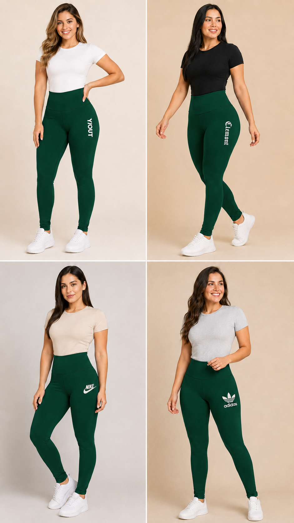 Combo Legging + Camiseta Básica para Dama