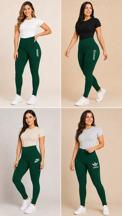 Combo Legging + Camiseta Básica para Dama