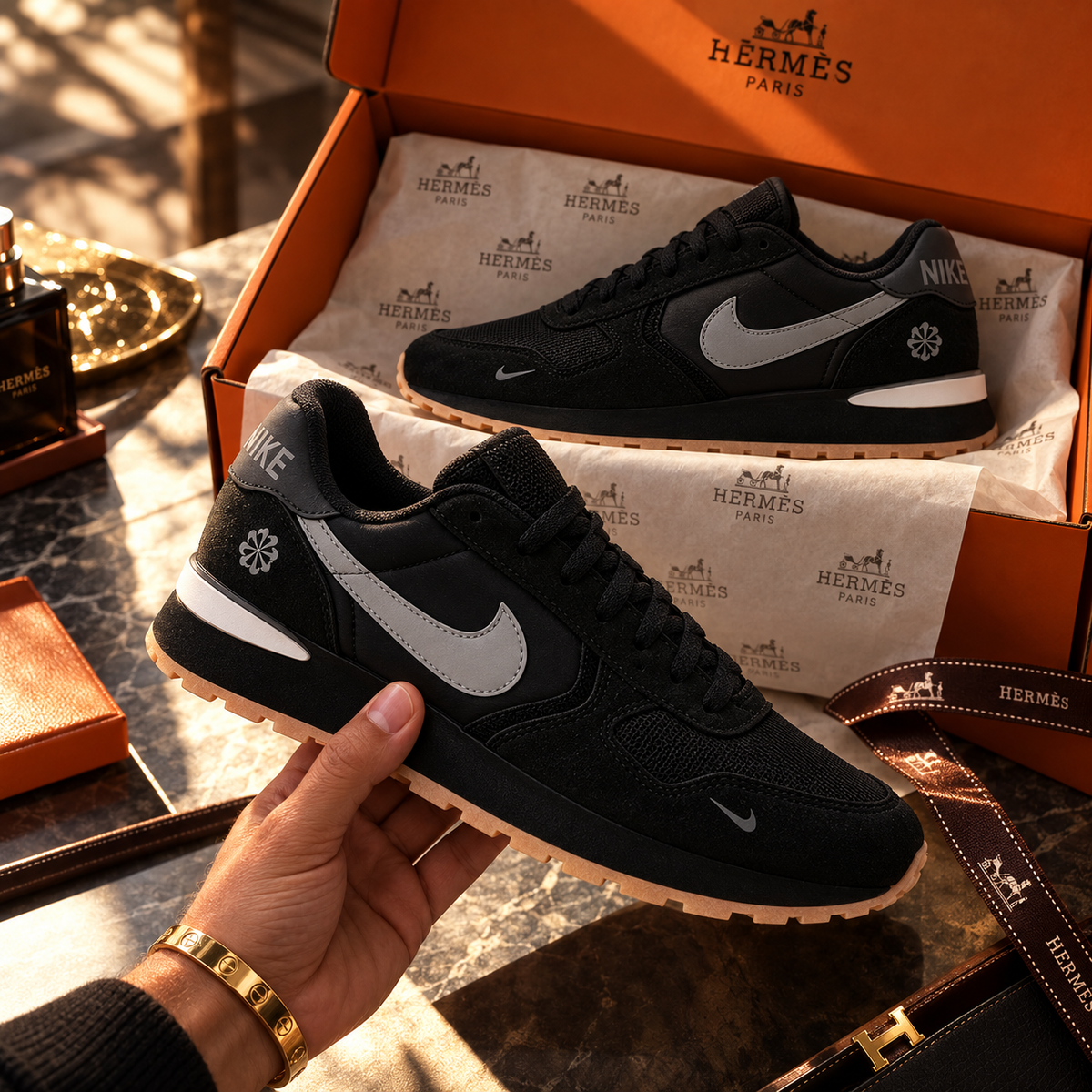 Tenis importados para hombre azul profundo y eléctrico 1.1