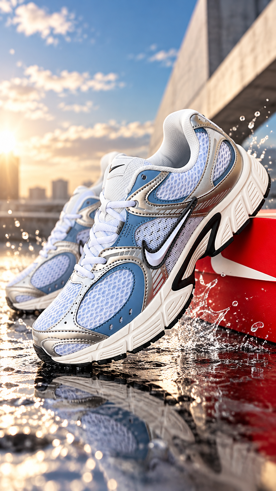 Tenis importados para hombre azul profundo y eléctrico 1.1