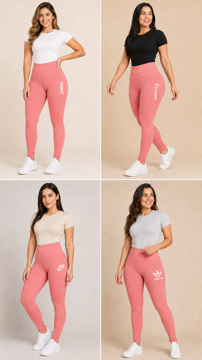 Combo Legging + Camiseta Básica para Dama