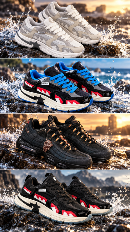 Tenis importados para hombre azul profundo y eléctrico 1.1