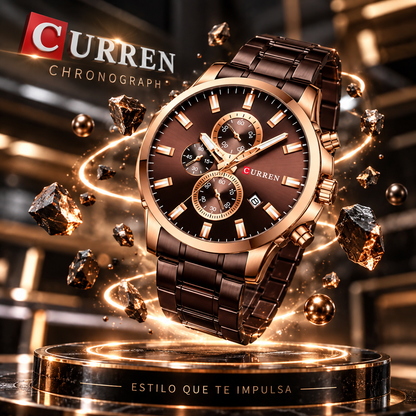 Reloj Curren para Hombre – Original con Cronómetro y Fechero
