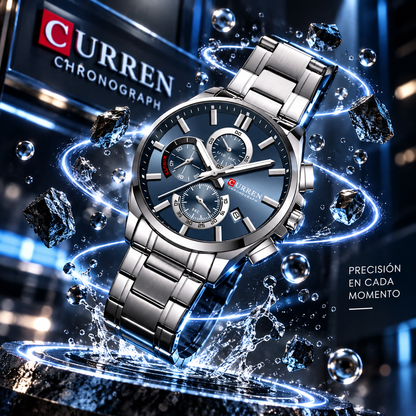 Reloj Curren para Hombre – Original con Cronómetro y Fechero