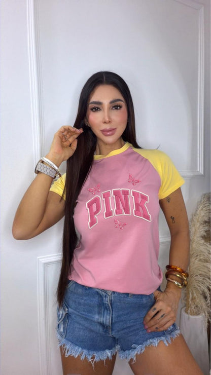 Camiseta Básica Pink Vibes – Tela Fría Premium