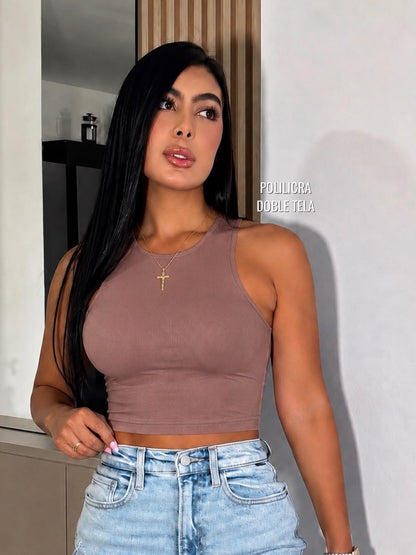 Blusa Crop Diseño Divino – Talla Única 6/8