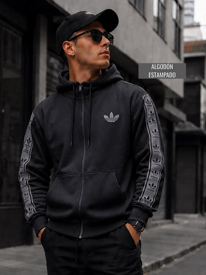 Buzo Estilo Adidas para Hombre – Algodón Térmico | Talla Única L/XL