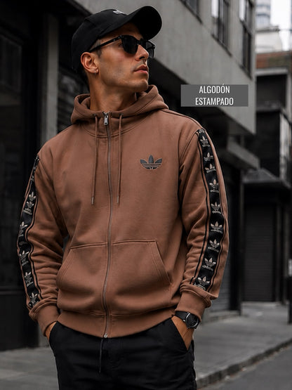 Buzo Estilo Adidas para Hombre – Algodón Térmico | Talla Única L/XL