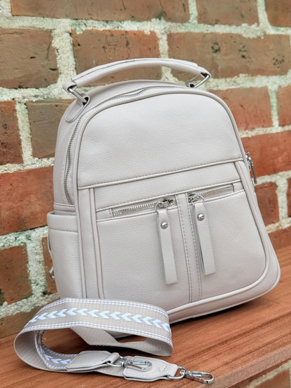 Morral Importado Bélgica – Cuero Sintético con Correa Manos Libres