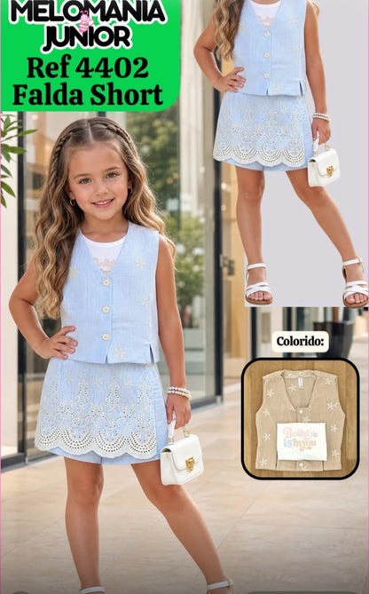 Conjunto para Niñas – Tallas 2/4 a 14/16