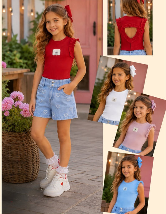 Conjunto para Niñas – Tallas 2/4 a 14/16