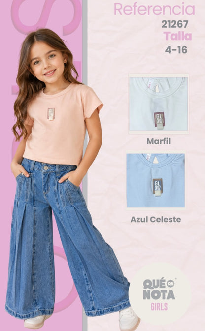 Conjunto para Niñas – Tallas 2/4 a 14/16