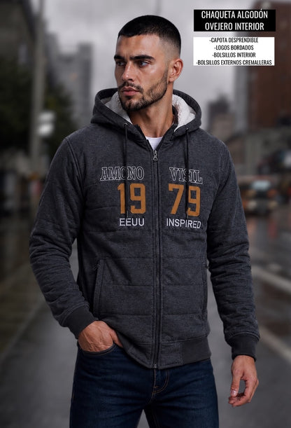 Chaqueta Original con Forro Ovejero – Talla L/XL