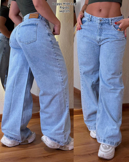 Jeans Baggy · Wide Leg · Skinny – Tiro Alto | Push Up | Premium