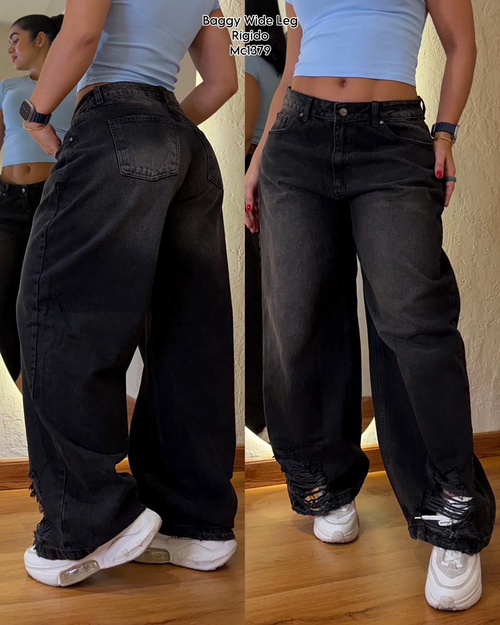 Jeans Baggy · Wide Leg · Skinny – Tiro Alto | Push Up | Premium