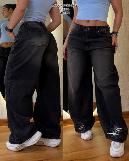 Jeans Baggy · Wide Leg · Skinny – Tiro Alto | Push Up | Premium
