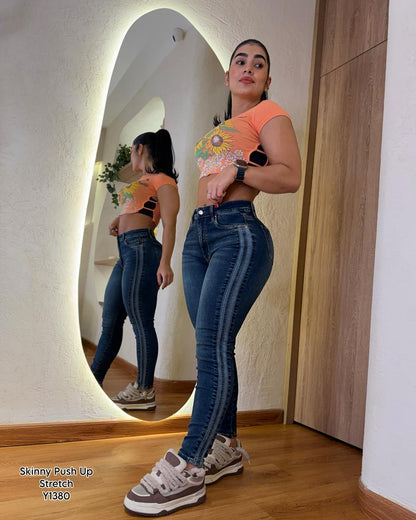 Jeans Baggy · Wide Leg · Skinny – Tiro Alto | Push Up | Premium