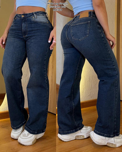Jeans Baggy · Wide Leg · Skinny – Tiro Alto | Push Up | Premium
