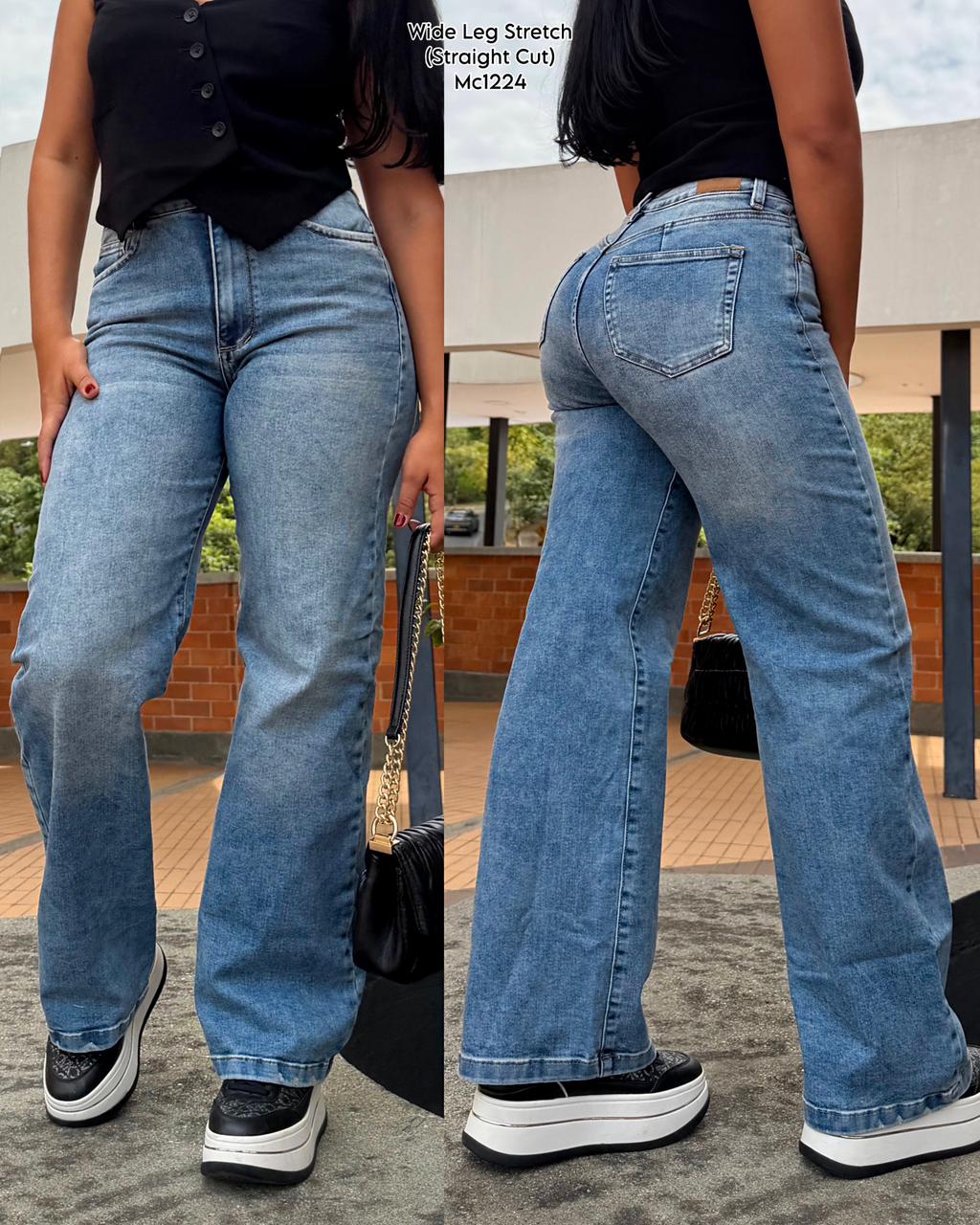 Jeans Baggy · Wide Leg · Skinny – Tiro Alto | Push Up | Premium