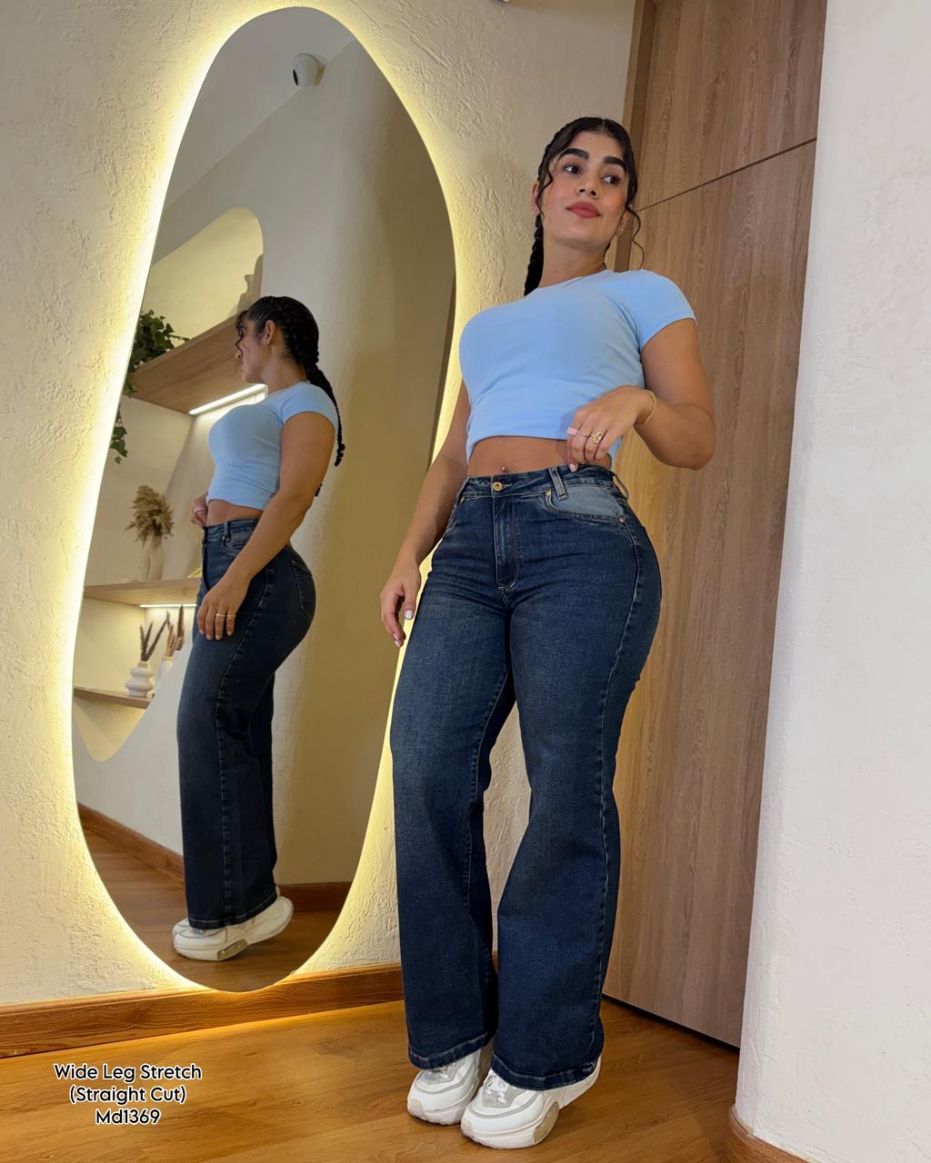 Jeans Baggy · Wide Leg · Skinny – Tiro Alto | Push Up | Premium