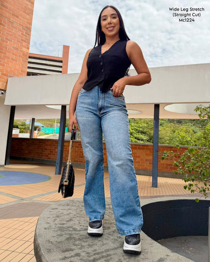 Jeans Baggy · Wide Leg · Skinny – Tiro Alto | Push Up | Premium