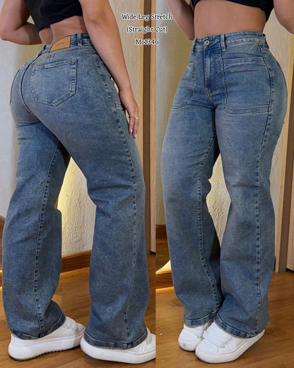 Jeans Baggy · Wide Leg · Skinny – Tiro Alto | Push Up | Premium