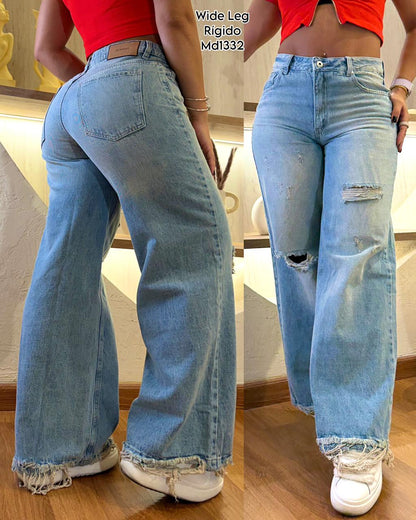 Jeans Baggy · Wide Leg · Skinny – Tiro Alto | Push Up | Premium