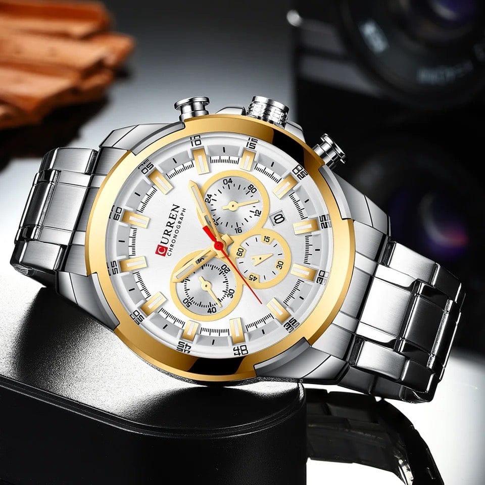 Reloj Curren para Hombre – Original con Cronómetro y Fechero