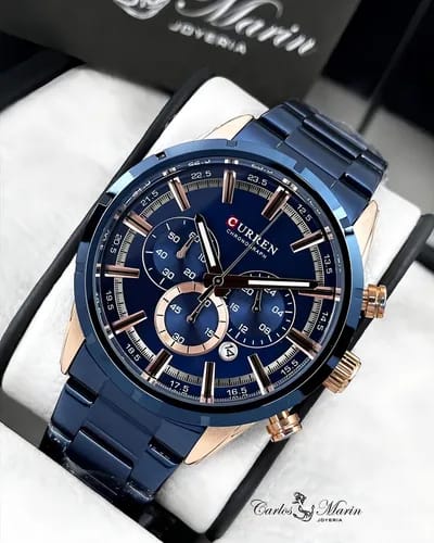 Reloj Curren para Hombre – Original con Cronómetro y Fechero