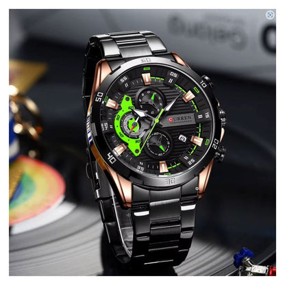 Reloj Curren para Hombre – Original con Cronómetro y Fechero