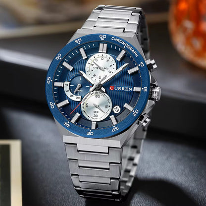 Reloj Curren para Hombre – Original con Cronómetro y Fechero