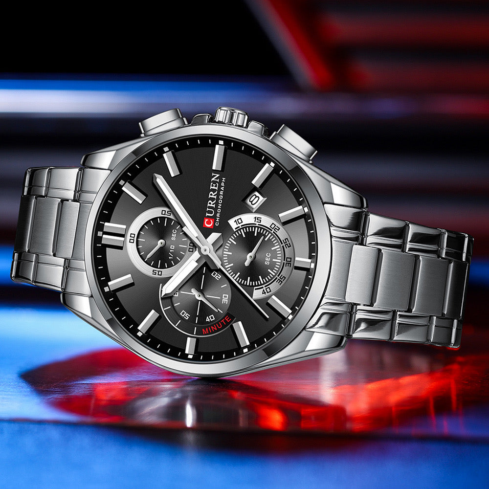Reloj Curren para Hombre – Original con Cronómetro y Fechero