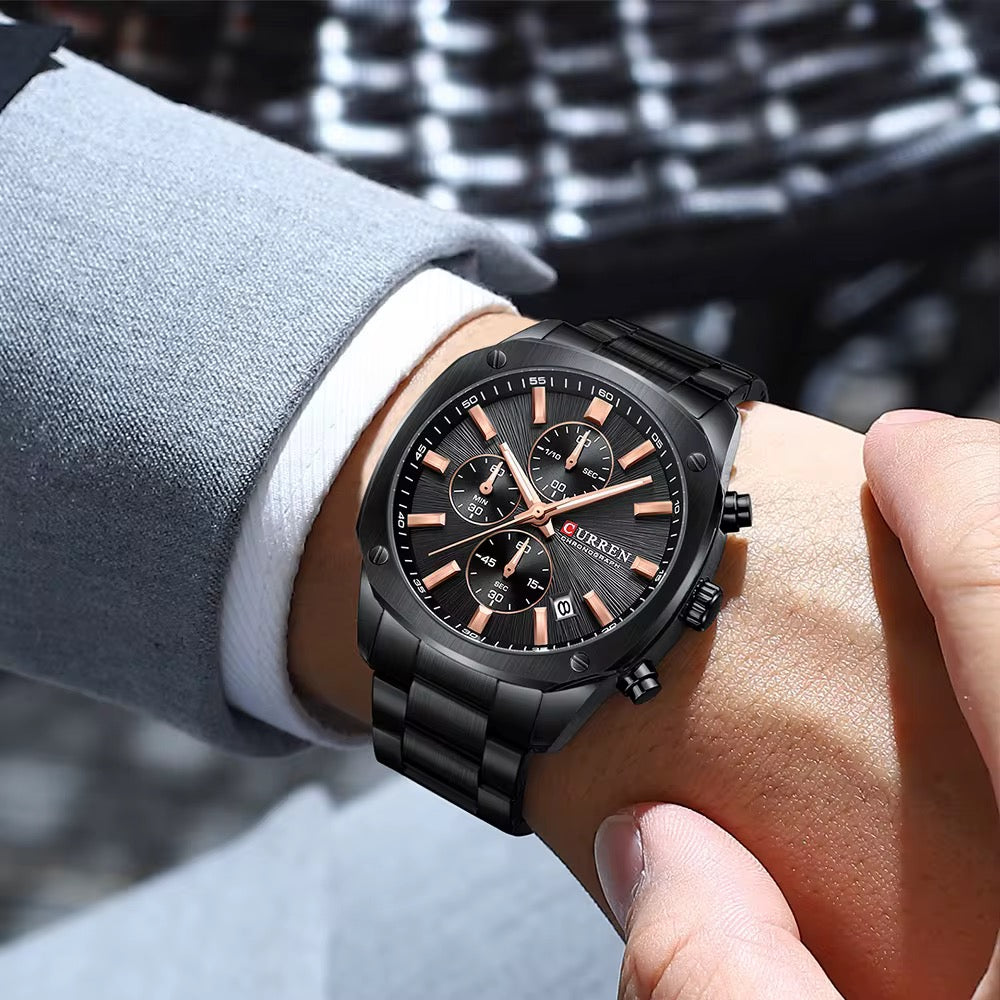 Reloj Curren para Hombre – Original con Cronómetro y Fechero
