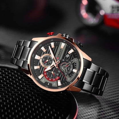 Reloj Curren para Hombre – Original con Cronómetro y Fechero
