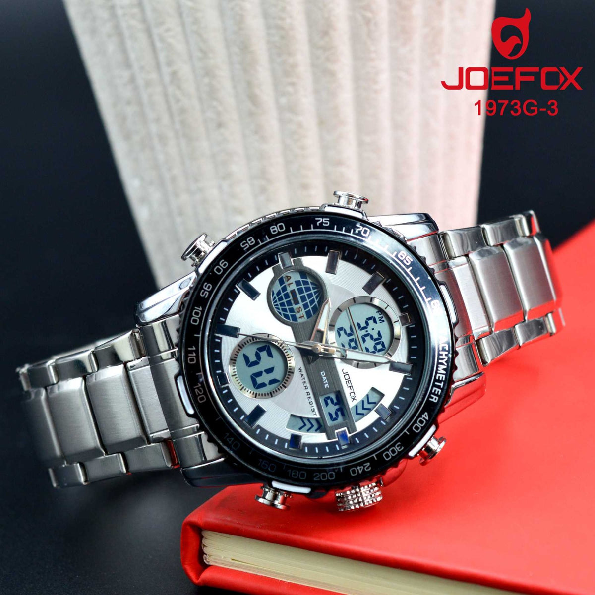 Reloj Joe Fox – Nueva Colección con Doble Hora y Cronómetro
