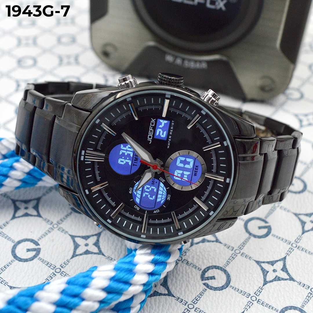 Reloj Joe Fox – Nueva Colección con Doble Hora y Cronómetro