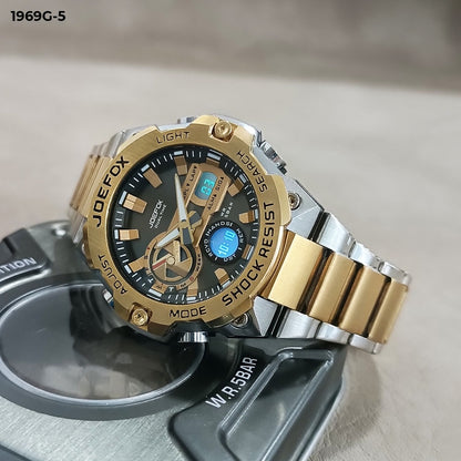Reloj Joe Fox – Nueva Colección con Doble Hora y Cronómetro