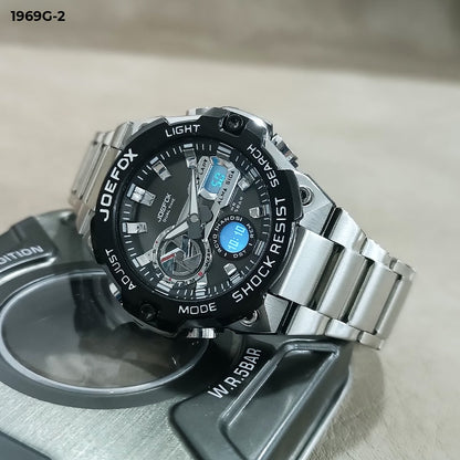 Reloj Joe Fox – Nueva Colección con Doble Hora y Cronómetro