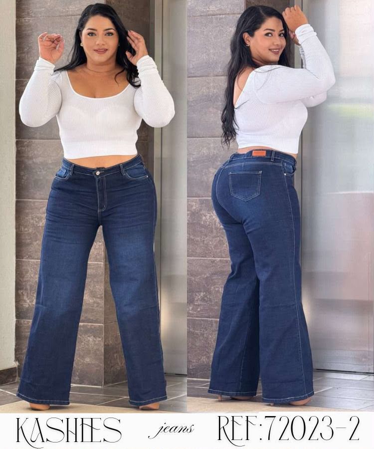 Jeans Palazzo Plus Licrado
