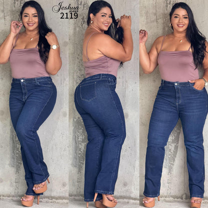 Jeans Palazzo Plus Licrado