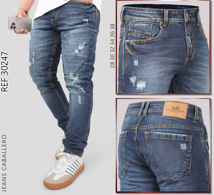 Jeans Clásico Para Caballero