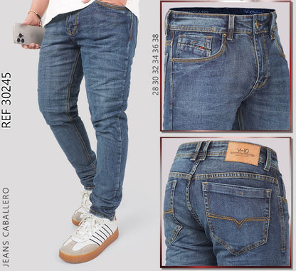 Jeans Clásico Para Caballero