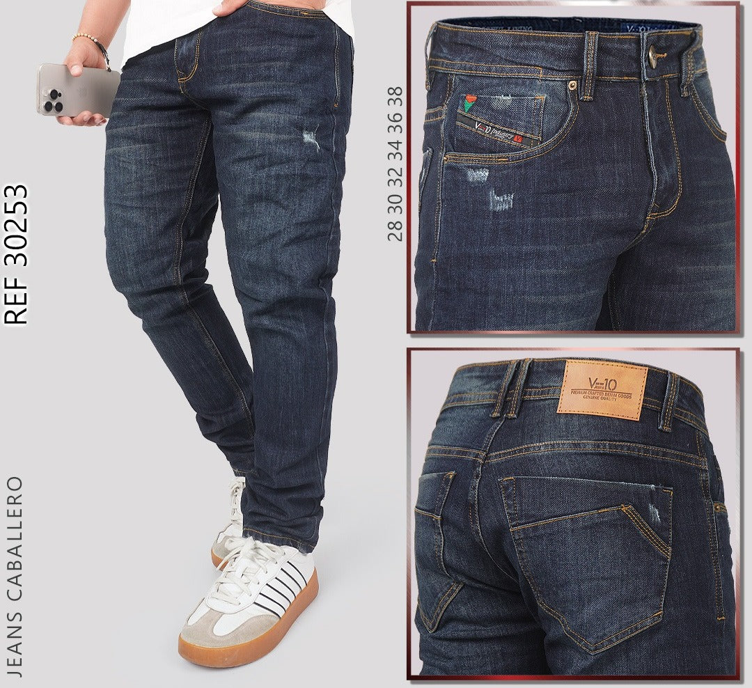 Jeans Clásico Para Caballero