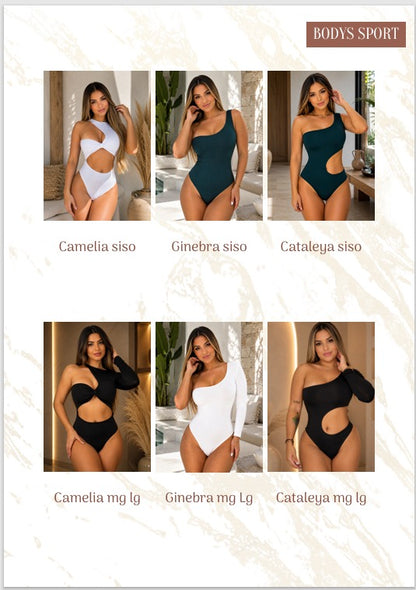 Body Femenino en Polilicra Doble - Talla Única