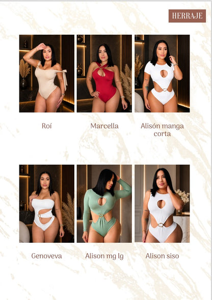 Body Femenino en Polilicra Doble - Talla Única