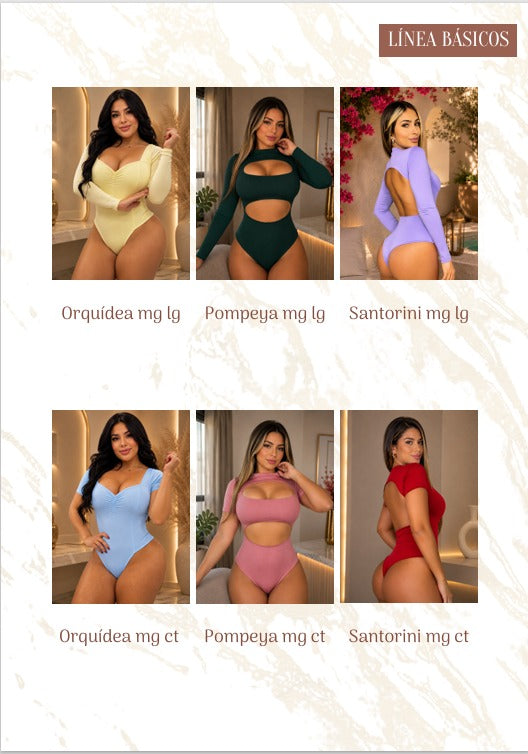 Body Femenino en Polilicra Doble - Talla Única