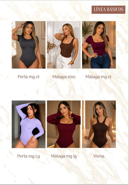 Body Femenino en Polilicra Doble - Talla Única