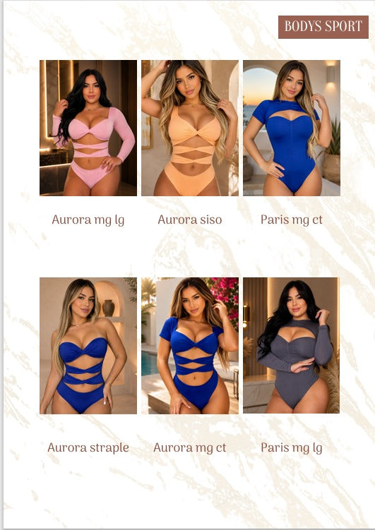 Body Femenino en Polilicra Doble - Talla Única