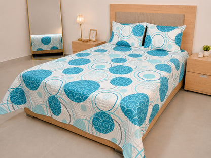 Colcha Unifaz para Cama Doble con 2 Fundas de Almohada – Nuevos Estampados